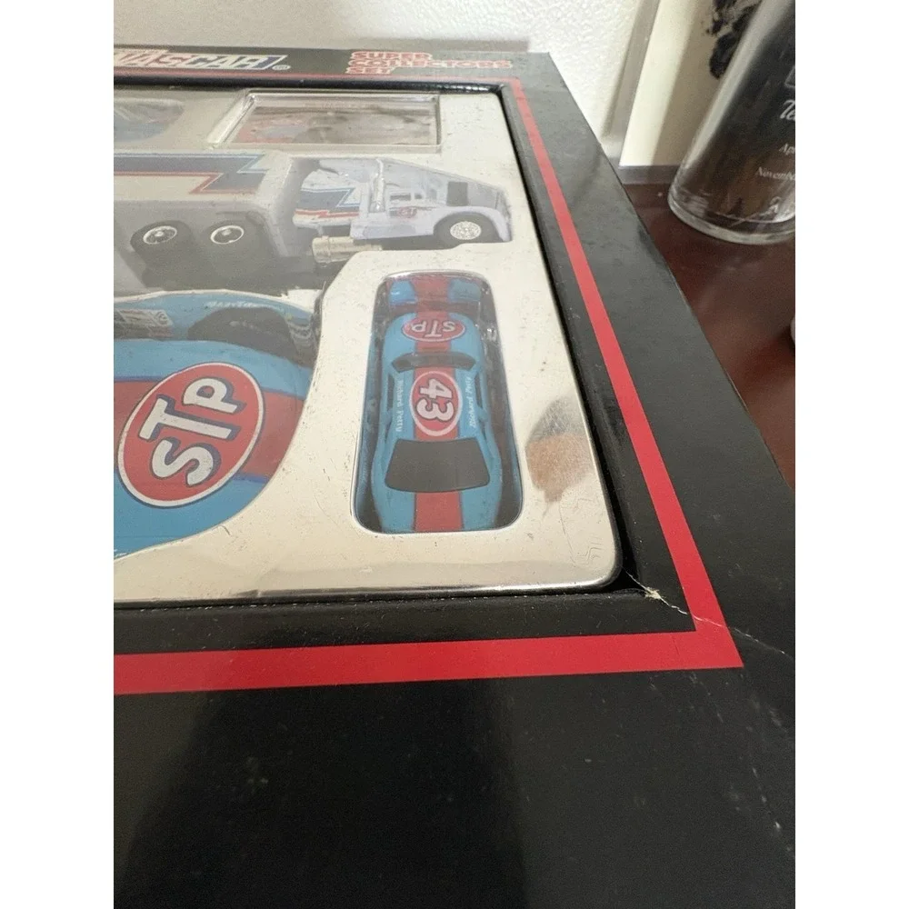 RACING CHAMPIONS #43 RICHARD PETTY 1992 SUPER COLLECTOR Set 3 Cars Transporter